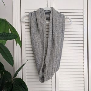 Lace Knit Circle Scarf